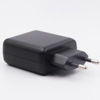 Small size  4.8A 24W dual usb power adapter charger with Smart charging IC